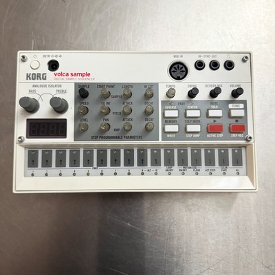 KORG VOLCA SAMPLE WITH POWER SUPPLY - WORKS PERFECT , STUDIO KEPT, ORIGINAL BOX