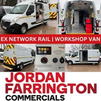 2018 VAUXHALL MOVANO L2 H2 WORKSHOP VAN EURO 6 DIRECT FROM NETWORK RAIL*AIR-CON*