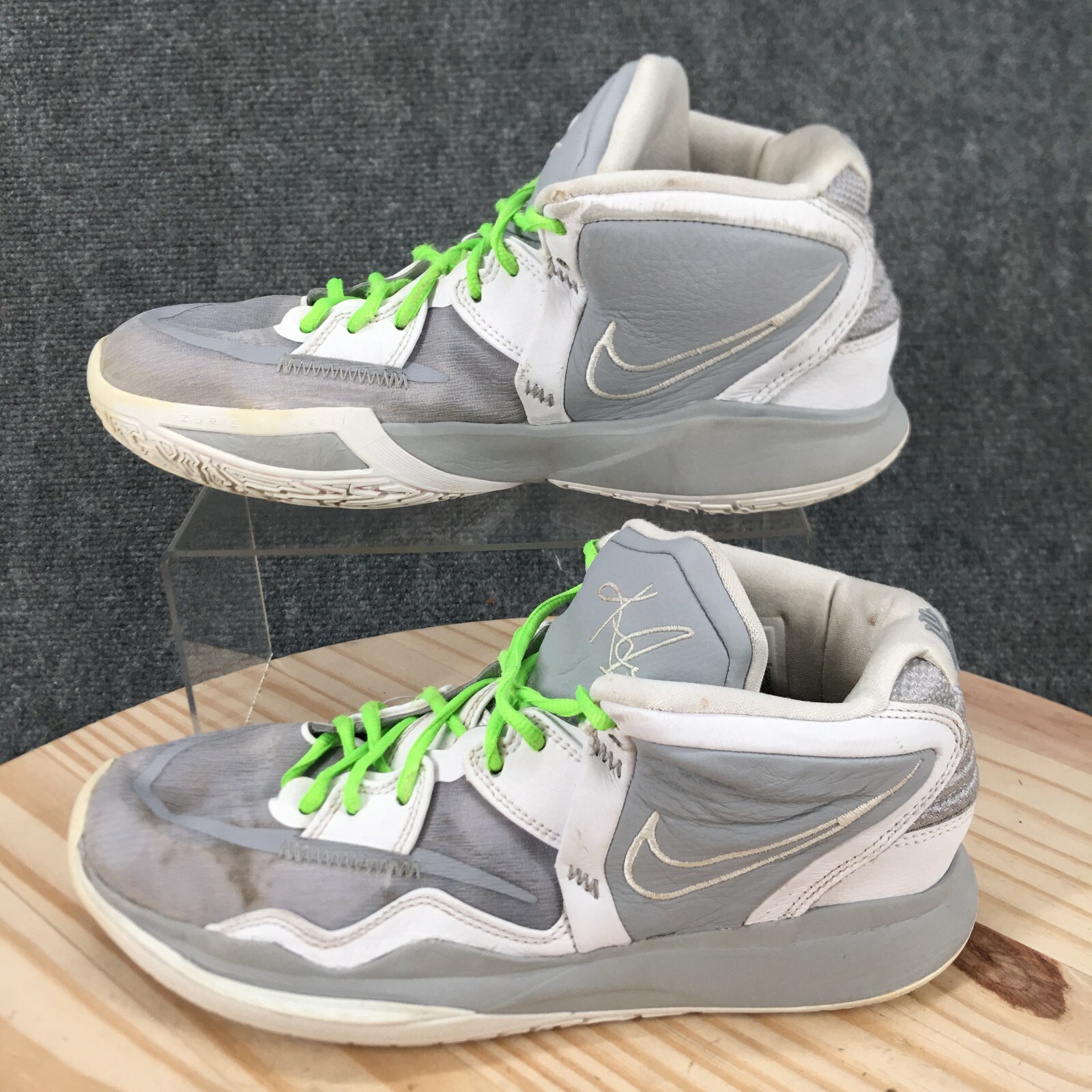 シューズ(男性用) KYRIE Nike Kyrie 4 Mens Basketball Shoes Black Silver Orange