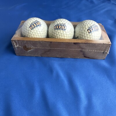 Superbowl XXIII Logo Golf Balls Wilson Miami Florida L
