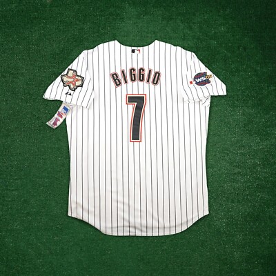Craig Biggio 2005 Houston Astros Authentic On-Field World Series Home Jersey