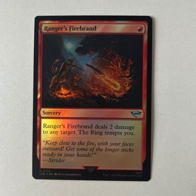 Magic the Gathering LoTR #143 Ranger’s Firebrand Foil