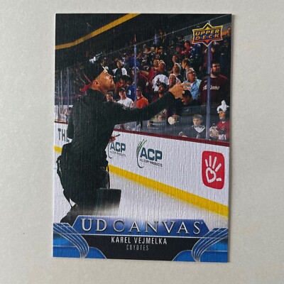 2023 Upper Deck Series 1 #C5 Karel Vejmelka UD Canvas