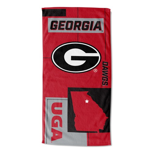 Пляжное полотенце Northwest NCAA Georgia Bulldogs State Line