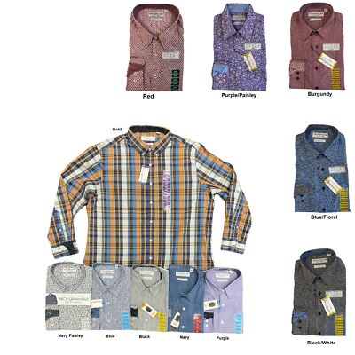 

Мужская рубашка на пуговицах Nick Graham Everywhere L/S Stretch Modern Fit