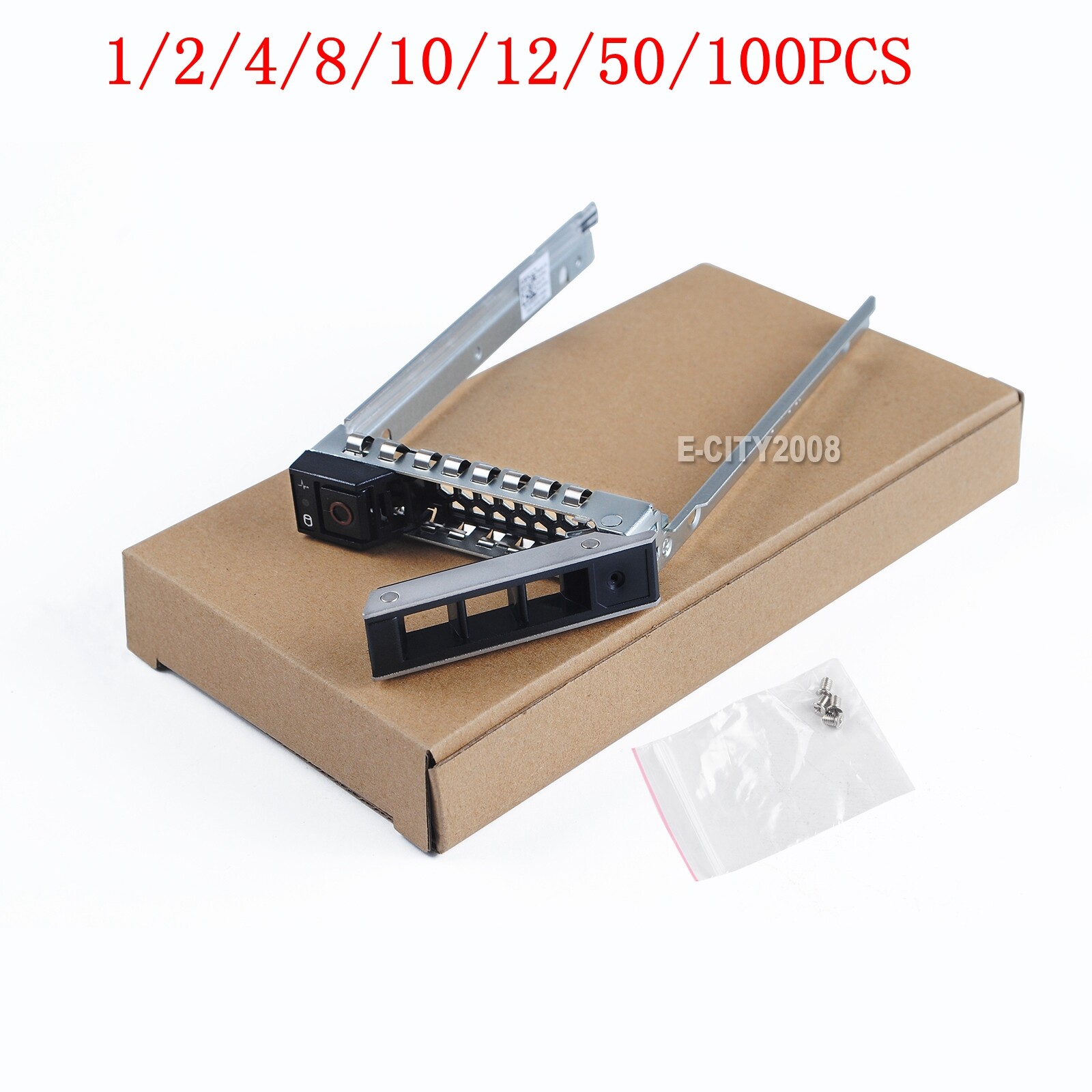 Lot 2.5" SAS HDD Tray Caddy Adapter For Dell Gen14 R740 R740xd R940 R640 C6420