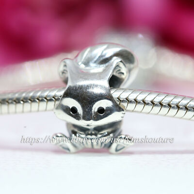 Authentic Sterling Silver Cute Squirrel Charm 799105C01