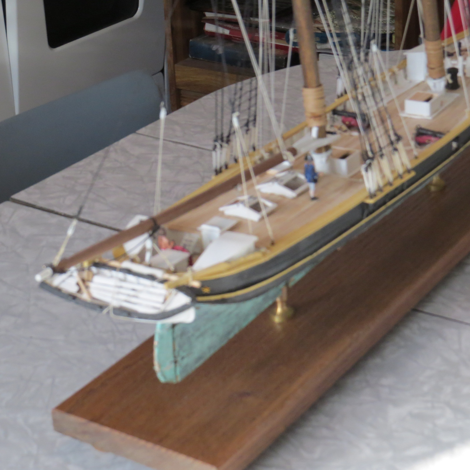 READY TO DISPLAY: 1853 Baltimore Clipper Revenue Cutter 