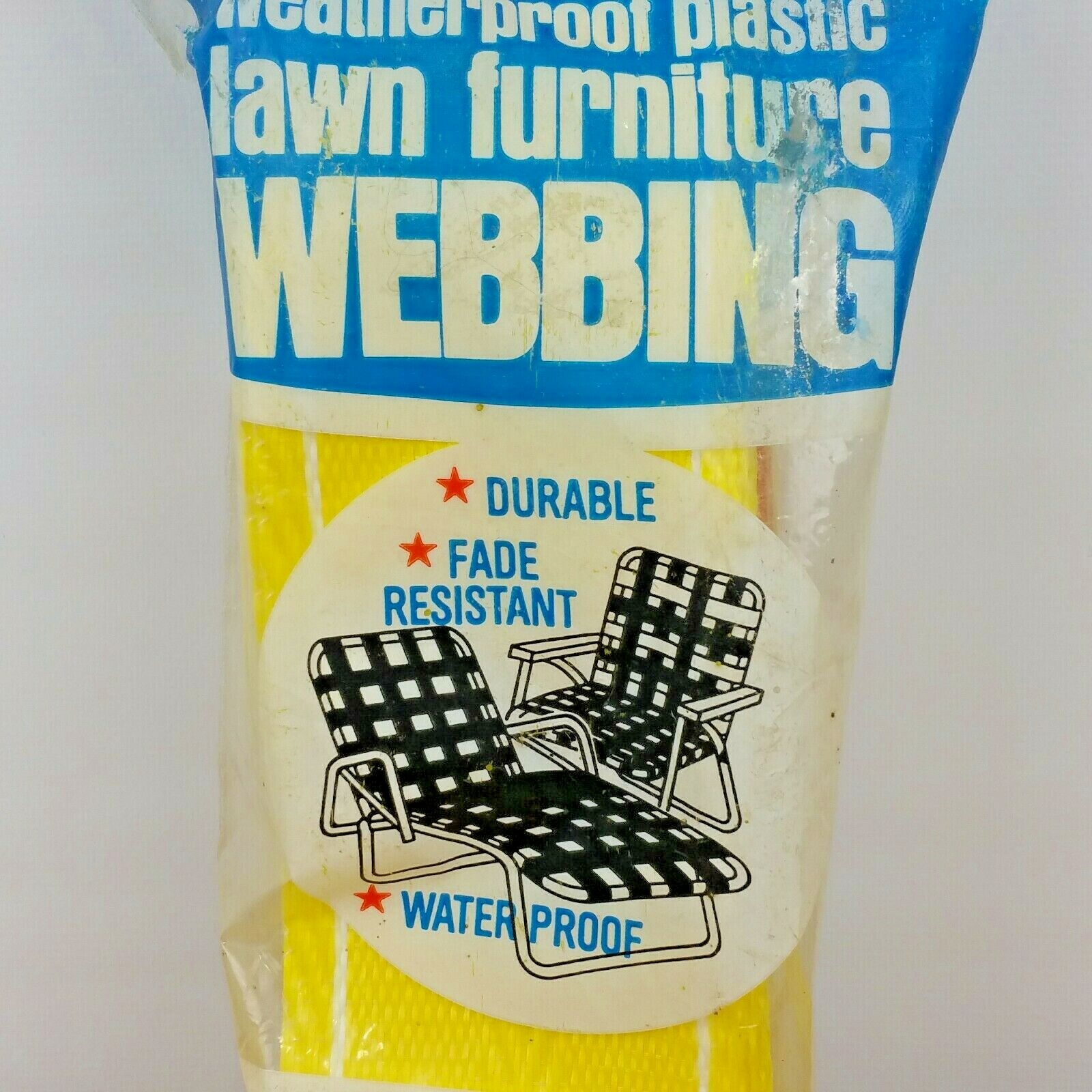 Vintage Frost King Patio Lawn Chair Webbing Re-Web Kit 39 Feet