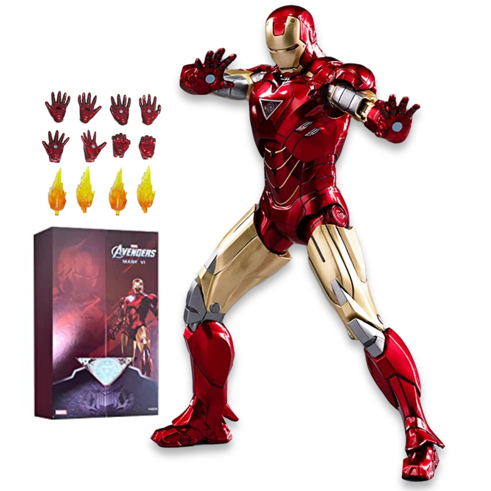 ち*2様 Marvel Iron Man Rainbow Foil Hot Toys MMS792D70 Iron Man 2: 1/6th scale Iron Man Mark IV
