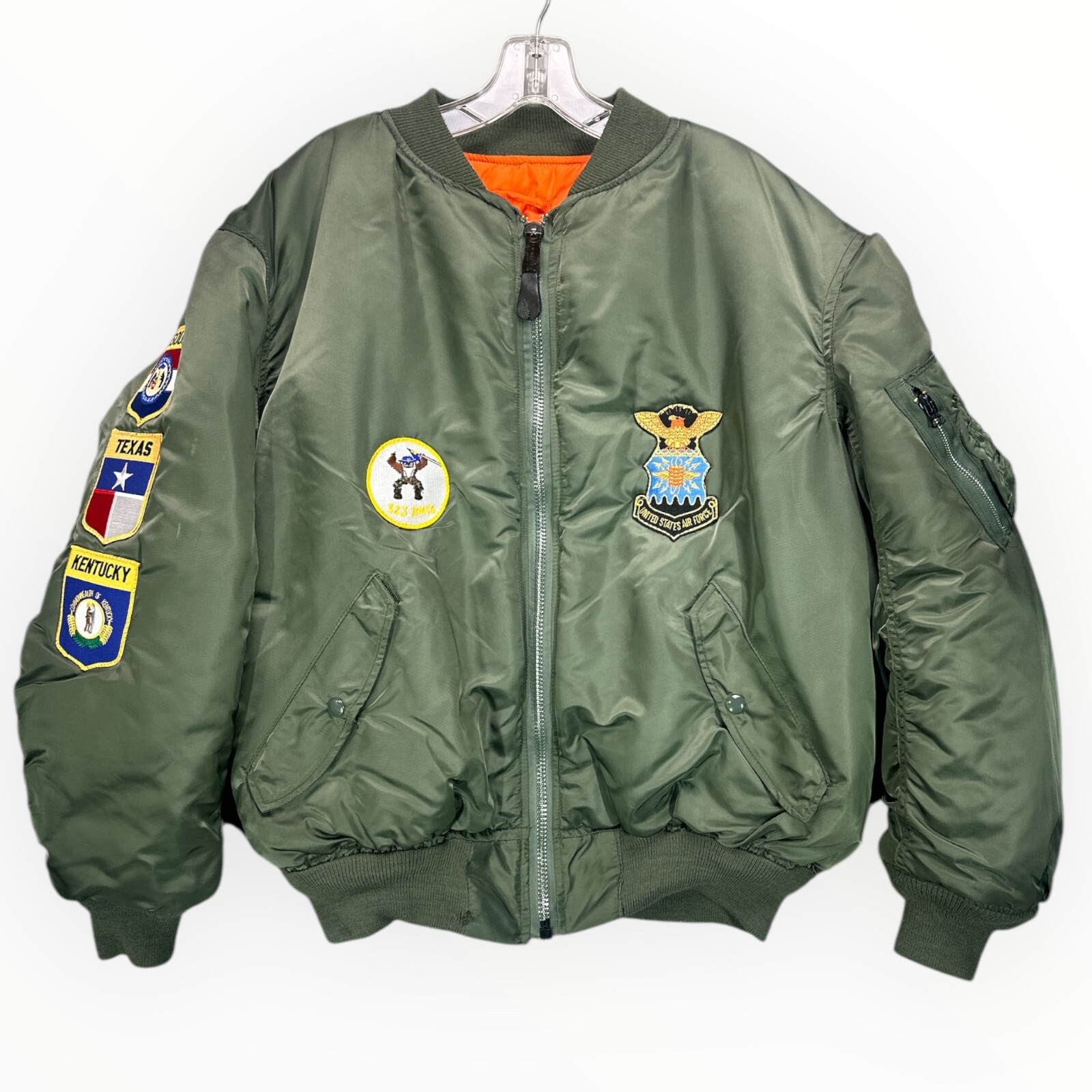 JACKET FLYERS MAN INTERMEDIATE MA-1 REVERSIBLE USA 2XL