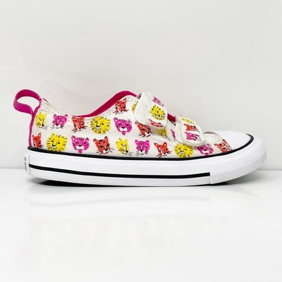 

Кроссовки Converse Girls Chuck Taylor All Star 2V 771477C White Casual Shoes 10, Белый, Chuck Taylor All Star 2V