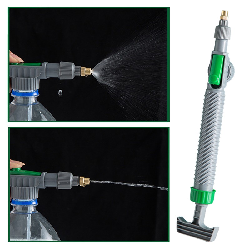 High Pressure Air Pump Manual Sprayer Adjustable Drink Bottle Garden Spray Tool