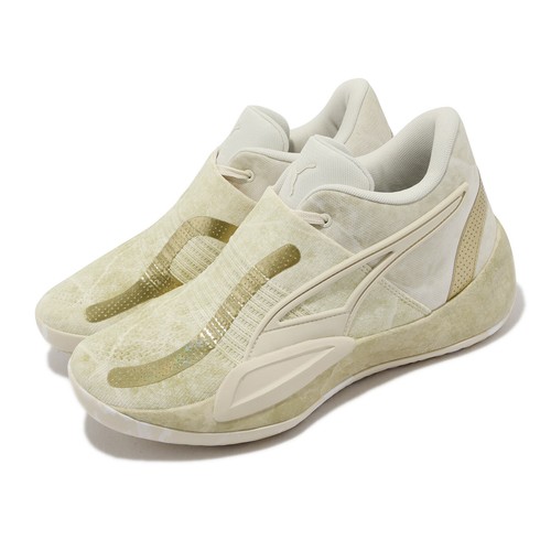 

Мужские баскетбольные кроссовки Puma Rise Nitro Nephrite Frosted Ivory Metallic Gold 378279-01, Цвет слоновой кости, Rise Nitro Nephrite