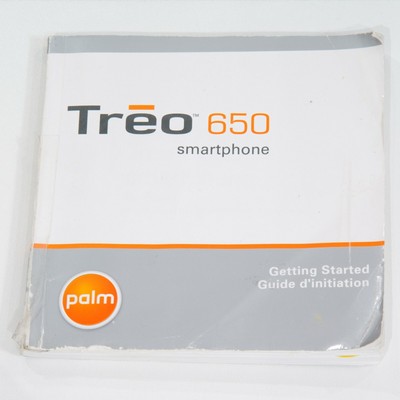 Getting Started guide for Treo 650 Smartphone