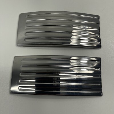NOS 1953 54 Chevrolet Belair L&R Rr. Quarter Trim Shields h4
