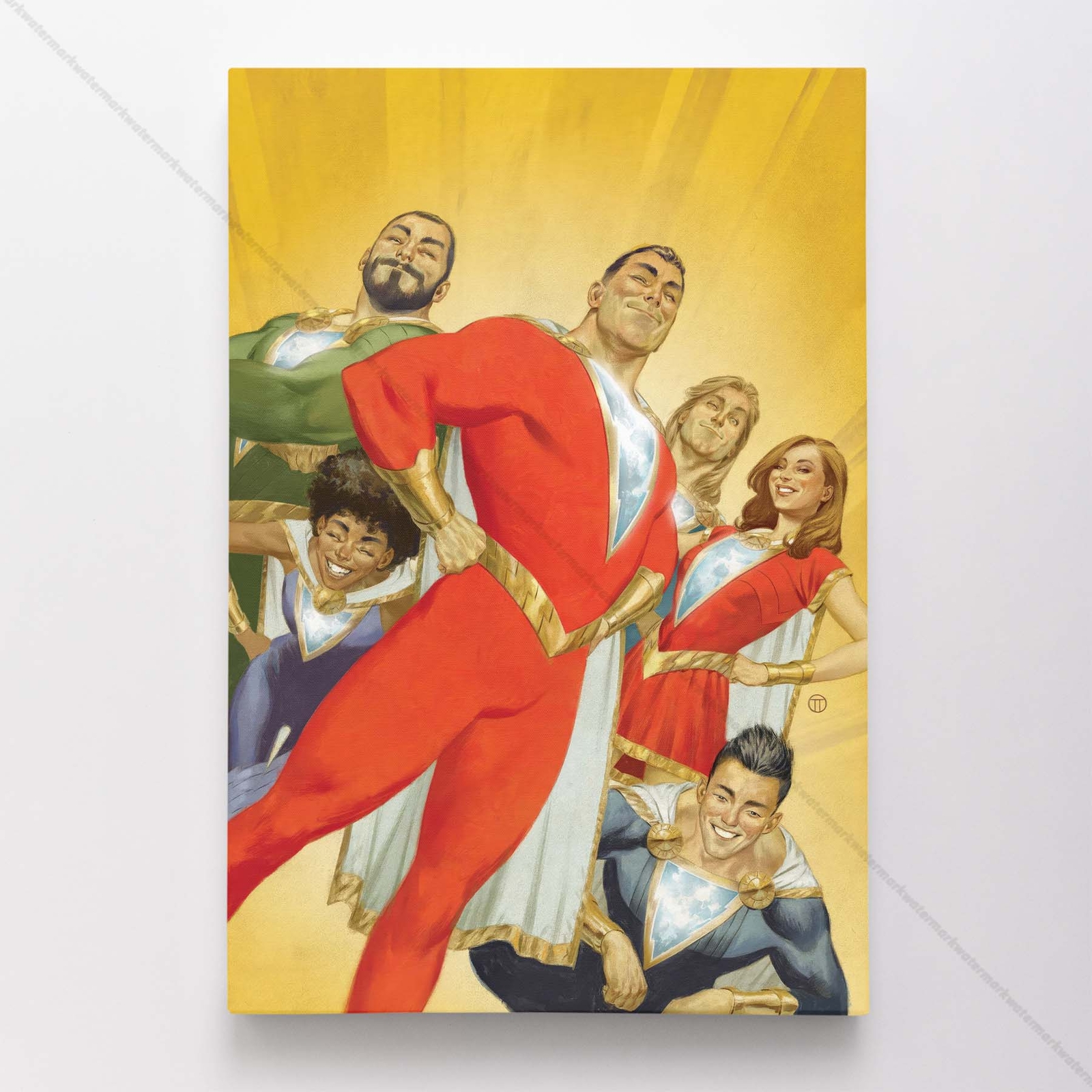 Shazam Poster Canvas DC Comic Book Cover Art Print #60913