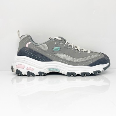 

Skechers Womens D Lites New Journey 11947 Серые повседневные туфли Кроссовки Размер 7, Серый, D Lites New Journey