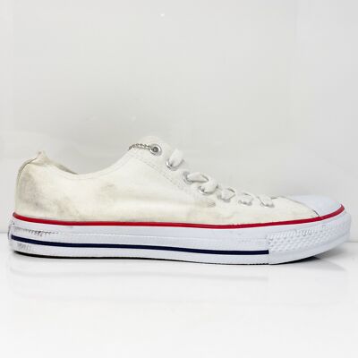 

Converse Mens Chuck Taylor All Star 10005 Белая повседневная обувь Кроссовки Размер 11.5, Белый, Chuck Taylor All Star