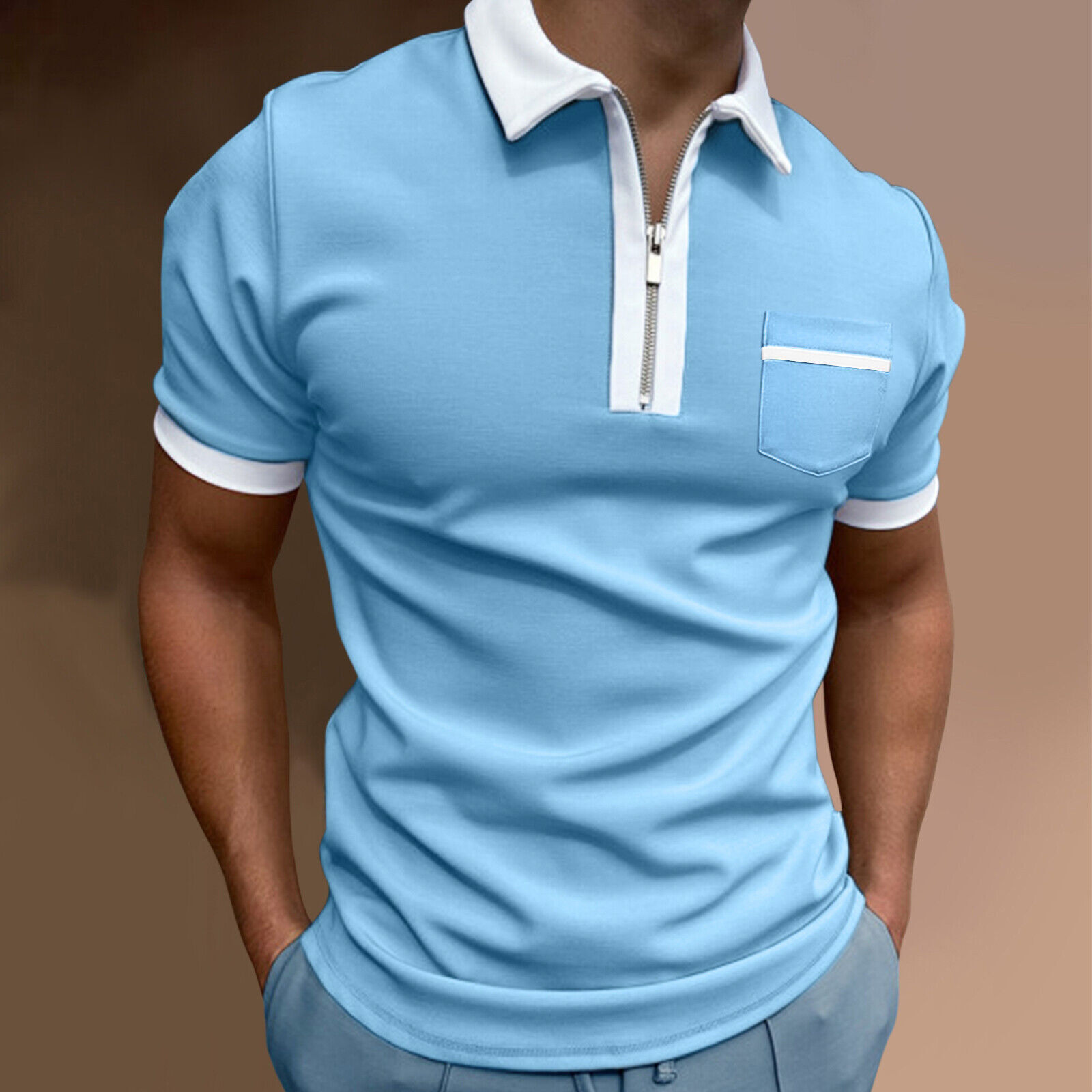 新品　BRIEFING MENS LOGO BACK RIB POLO 新品BRIEFING 正規品LOGO BACK RIB POLO ネイビーM