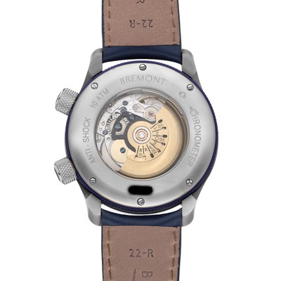 Pre-owned Bremont U-2 Stainless Steel Blue Dial 43mm Automatic Men's Watch U2-bl-r-s