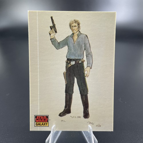 Topps - スケッチカード  Star Wars Saga Han Solo ハン・ソロ 1993 Topps Star Wars Galaxy -Original Sketches- #30 Han Solo