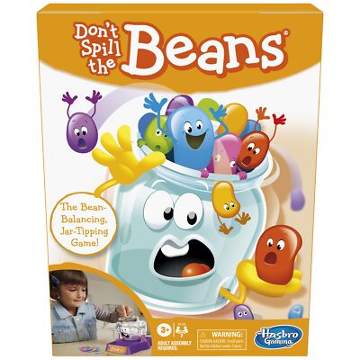Hasbro Gaming Don't Spill The Beans Game for Kids, Easy and Fun Balancing Game f