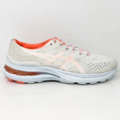 Asics Womens Gel Kayano 28 1012B257 Белые кроссовки для бега Размер 7.5, Белый, Gel Kayano 28