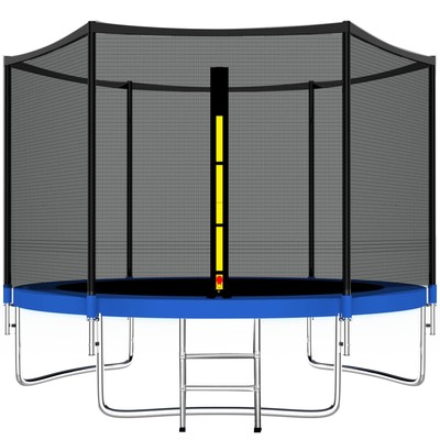 10FT Trampoline Safety Enclosure Net Combo Bounce Jump for Kids Outdoor with ...
