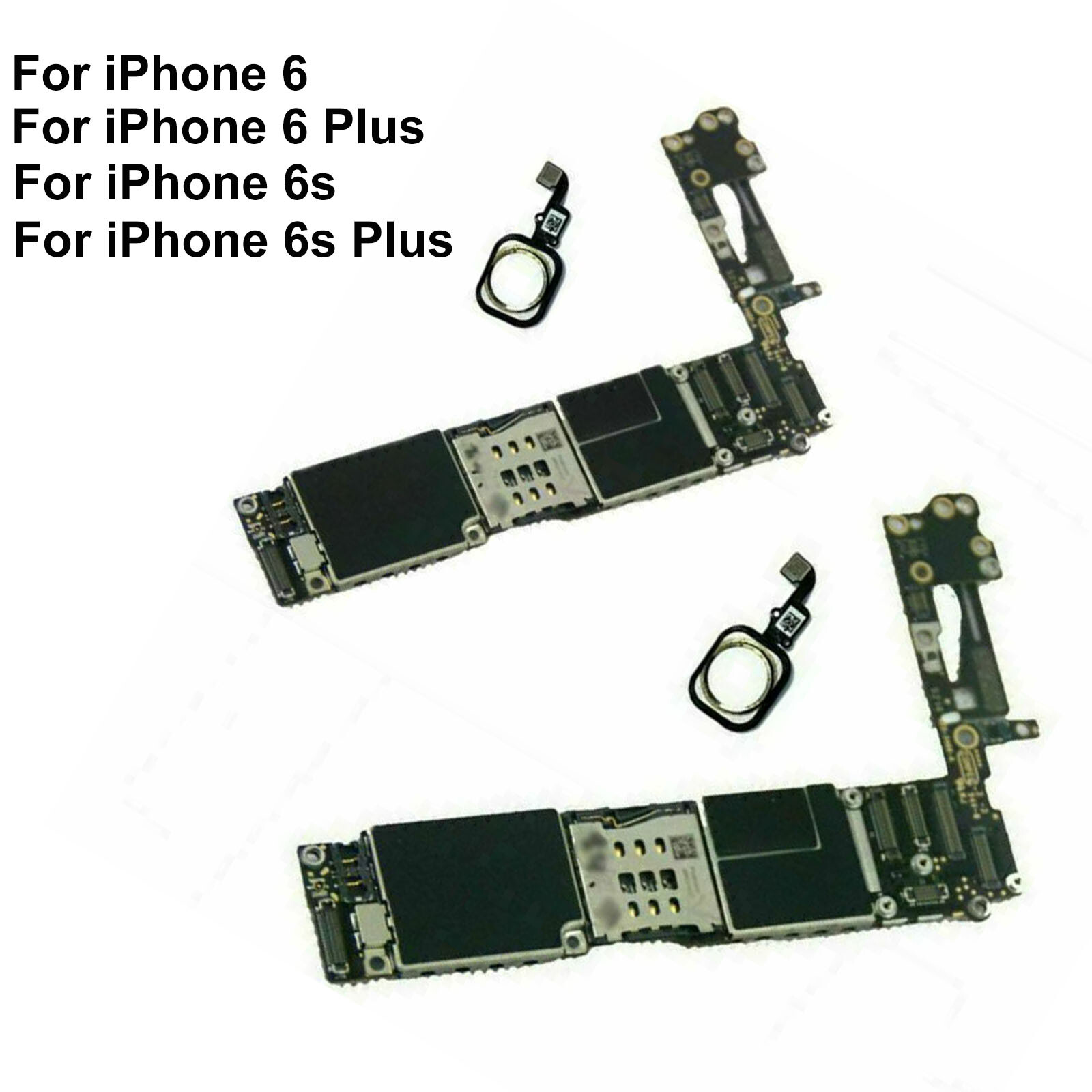 For Apple iPhone 6 6P 6S 6S Plus Motherboard w/ Touch ID | 16GB