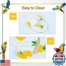 QBLEEV Bird Diaper Cockatiel Clothes Flight Suite, Reusable Parrot Nappy with Waterproof Inner Layer, Cute Pigeon Pants Urine Wet Suit Costume for Conure Macaw African Budgies Sun Parakeet
