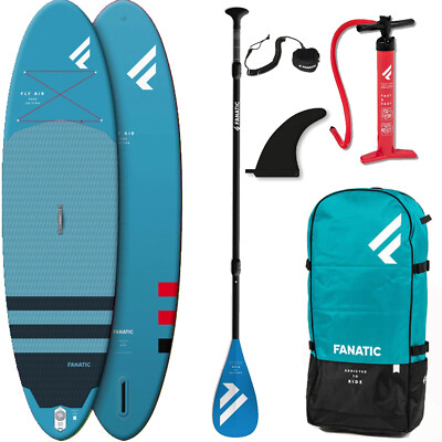 Fanatic Fly Air + Pure Paddle SUP Set ISUP Stand Up Paddle Board Air 315 cm