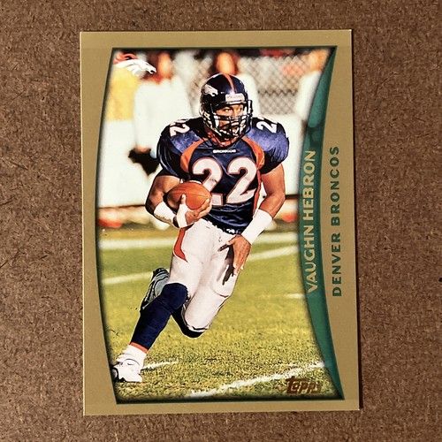 1998 TOPPS VAUGHN HEBRON DENVER BRONCOS #17 NFL | eBay