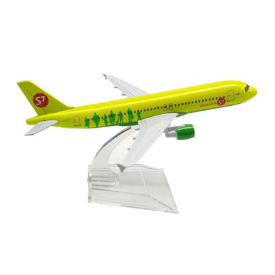 High Simulation 1:400 Russia Air Siberia S7 A320 Airplane Model Plane Display