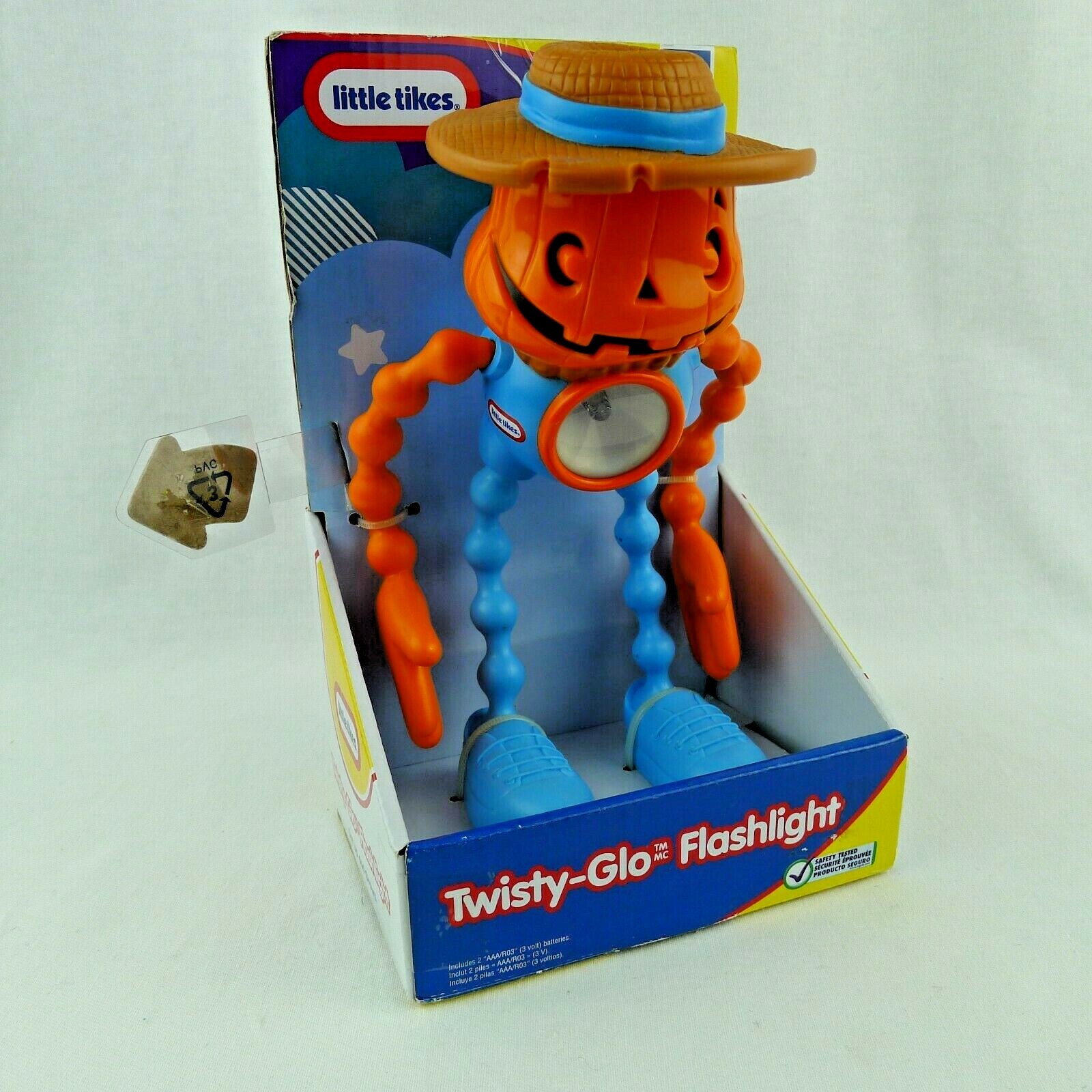 Little Tikes Twisty-Glo Flashlight Pumpkin Man Halloween Nighttime New