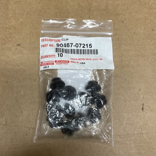 11x New Genuine Toyota Upper Fender Ledge Clip OE 9046707215