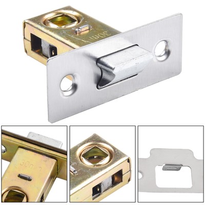 1x Zinc Alloy Mortice Door Tubular Latch Internal Bolt Facility Sprung Catch