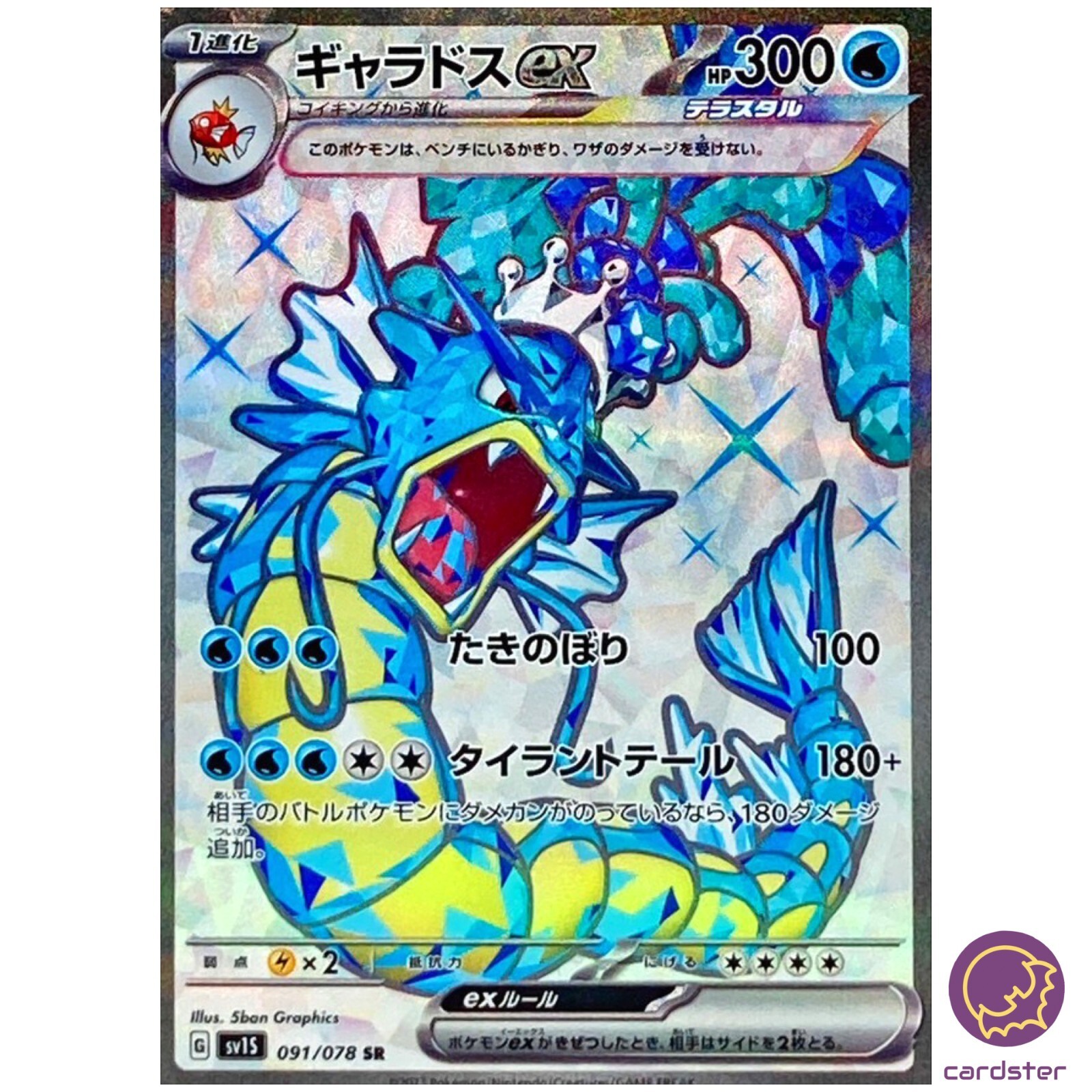 ポケモン -  ポケモンカード　ひかるギャラドス　1st ED Shining Gyarados 英語　た ひかるギャラドス 英語版 海外版 Shining Gyarados 1st edition