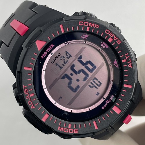 CASIO PRO TREK ホワイト 【PRG-300】 BUY Casio ProTrek Triple Sensor Solar Sport Watch PRG-300