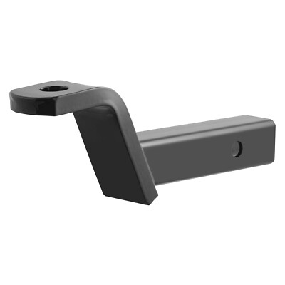 Trailer Hitch Ball Mount,4" Drop to 2" Rise, 2" Receiver Class 3, 10.25" Length