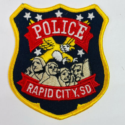 Rapid City Police South Dakota SD Mount Rushmore Patch A1
