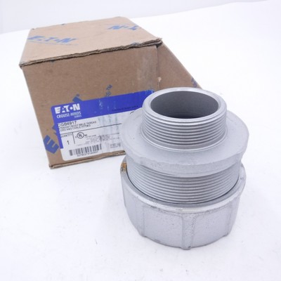 Eaton 2'' Galvanized Straight Body Male Thread Cord & Cable Fitting CGB6917