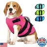 Doglay Dog Life Jacket- High Flotation Neoprene Dog Swimming Vest, Reflective Adjustable Life Vests for Boating, Lightweight Life Preserver with Handle and Double D-Rings for Small Medium Large Dogs