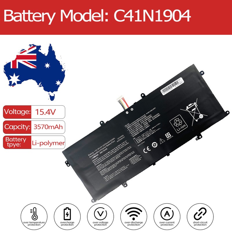 C41n1904 Battery For Asus Zenbook 14 Um425ia-Wb511t Ux425ea-Hm053t Ux425e