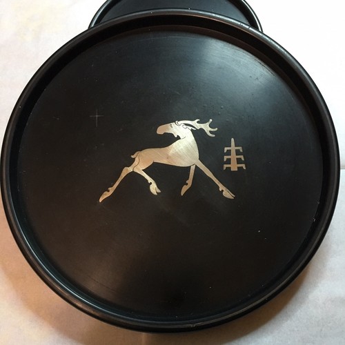 Perstorp Sweden Art deco T Wendt Pieces Isolit With Silver Inlay 1940’s