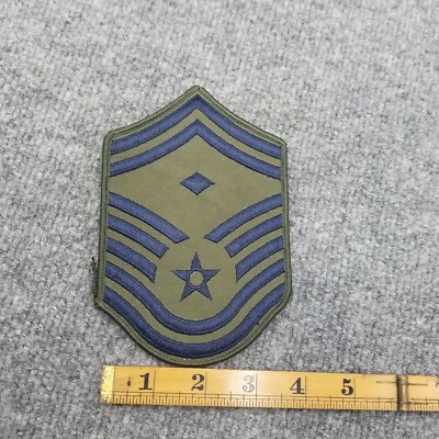 US Air Force Senior Master Sergeant Patch With Diamond Subdued Single