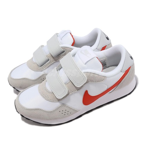 

Nike MD Valiant PSV Pure Platinum Grey Red Kids Preschool Casual CN8559-020, Серый, Md Valiant Psv