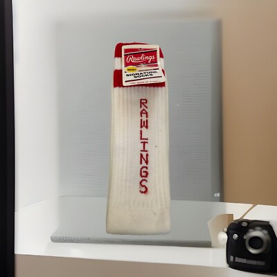 VTG Socks Rawlings Baseball 1980's Signature Tube Hi Bulk Orlon 9-15 NOS Acrylic