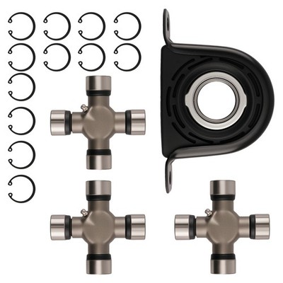 Rear Driveshaft Carrier Bearing & U Joints for Ford F-250 F-350 Super Duty 99-10