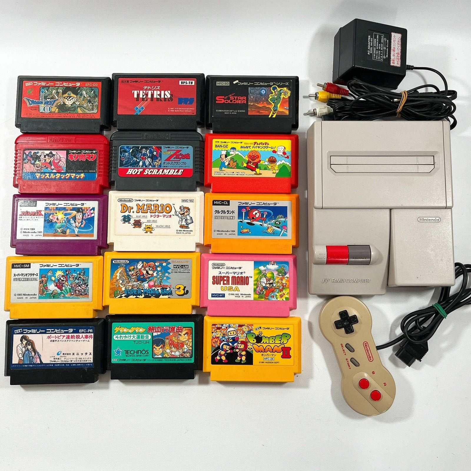 Nintendo Famicom AV Top Loader Family Computer Console OEM +